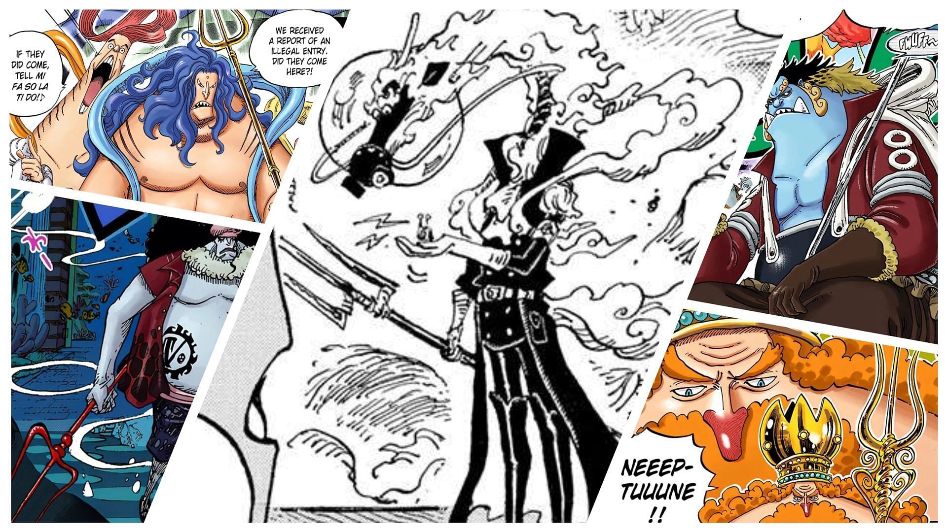 In One Piece, tridents are often associated with Fish-Men (Image via Shueisha)